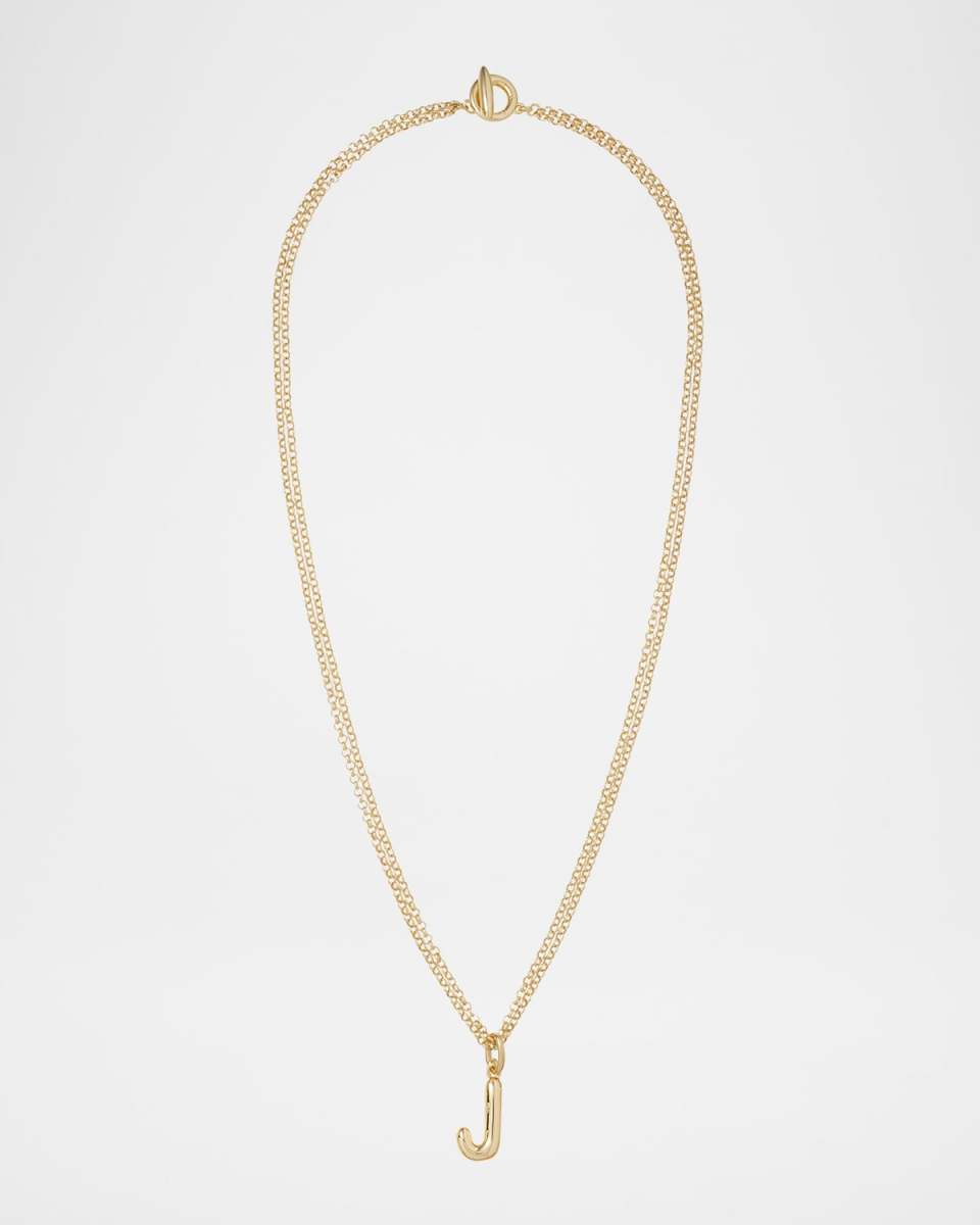 The Puffy Initial Necklace